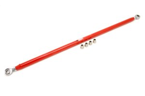 Ford Mustang Suspension Panhard Rod - BMR Suspension - Chrome Moly w/ Double Adjustable Rod Ends - Red - `05-`14